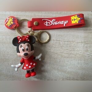 New Minnie Mouse Keychain with wrist strap

Super cute!!!